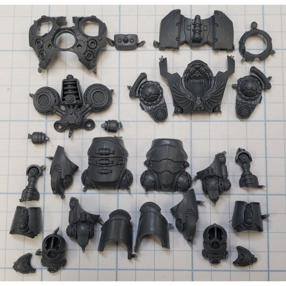 Games Workshop Other - 30K Space Marine Bits Saturnine Terminator Squad Armored Torso Legs Feet Set #01